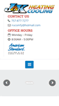 Mobile Screenshot of jandkheatingandcooling.com